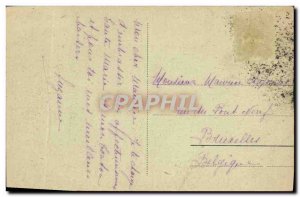 Old Postcard The Prayer at Desert Camel