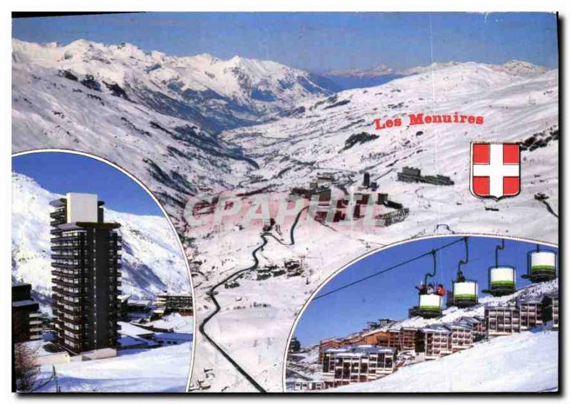 Modern Postcard Valley of Belleville Savoie France Les Menuires