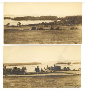 VT - Basin Harbor, Lake Champlain Panorama ca 1925 RPPC  *See Details*
