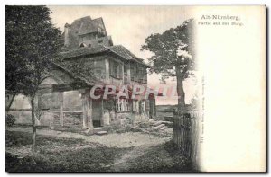 Old Postcard Alt Nurnberg Party auf der Burg