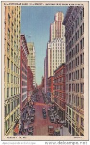 Petticoat Lane Looking East From Main Street Kansas City Missouri 1948