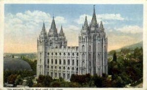 The Mormon Temple - Salt Lake City, Utah UT  