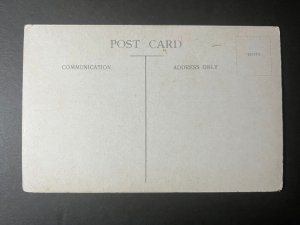 Mint British Straits Settlements Postcard RPPC Singapore River