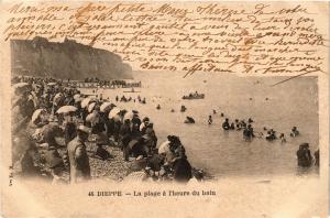 CPA DIEPPE La plage a l'heure du bain (415943)