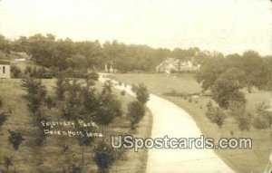 Real Photo - Fejervary Park - Davenport, Iowa IA