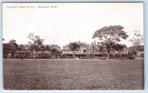 Queen's Park Hotel TRINIDAD B.W.I.  Postcard