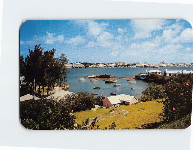 Postcard Salt Kettle, Paget, Bermuda, British Overseas Territory