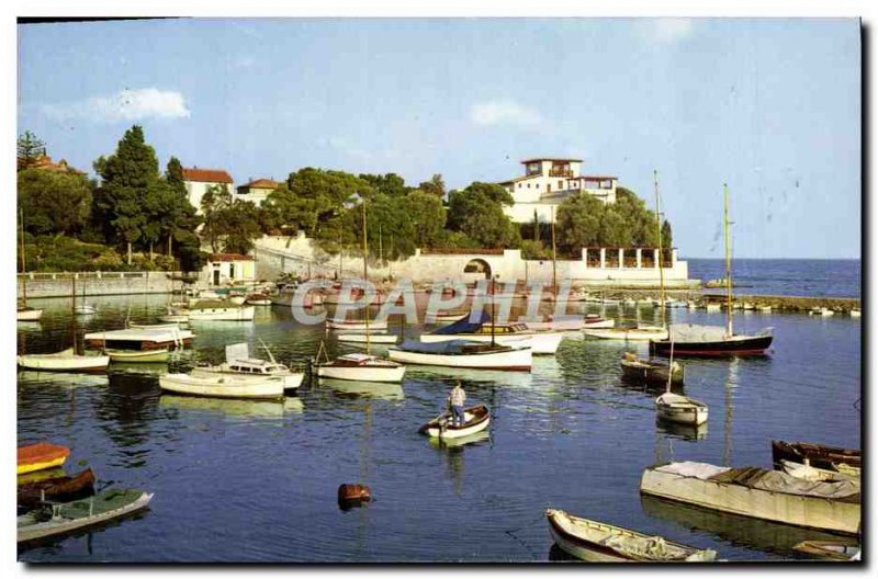 Modern Postcard Beaulieu sur Mer harbor Greek villa