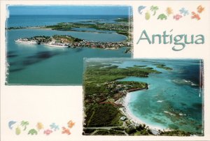 Antigua Deep Water Harbour Postcard PC394