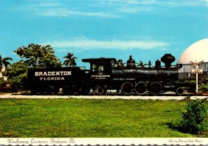 Florida Bradenton Woodburning Locomotive At Waterfront Park