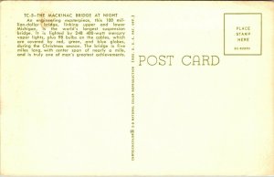 The Mackinac Bridge at Night Michigan