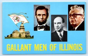 ILLINOIS' GALLANT MEN~ Abraham Lincoln, Everett Dirksen, Adlai Stephenson c1960s