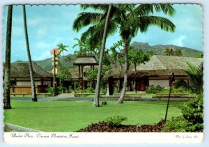 KAUAI, Hawaii HI ~ Coconut Plantation MARKET PLACE 1982 - 4x6 Postcard