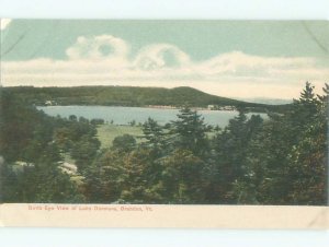 Pre-1907 LAKE SCENE Brandon Vermont VT AE5347