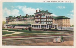 New Jersey Atlantic City Hotel Brighton 1933 Curteich