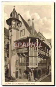 Old Postcard Colmar the Els Plisterhaus House Pister