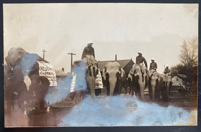 Mint USA Real Picture Postcard Circus Tuscarawas County Ohio SH Green Photo