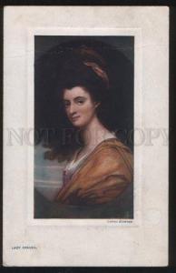 3100280 ENGLISH ROYAL Lady Craven by George Romney TUCK RPPC