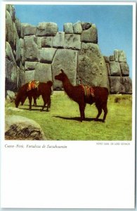 Postcard - Sacsayhuamán fortress - Cusco, Peru