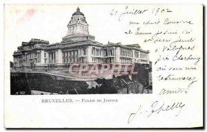 Old Postcard Brussels Courthouse