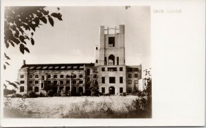 Union College Vancouver School Theology BC Unused JC Walker RPPC Postcard F80