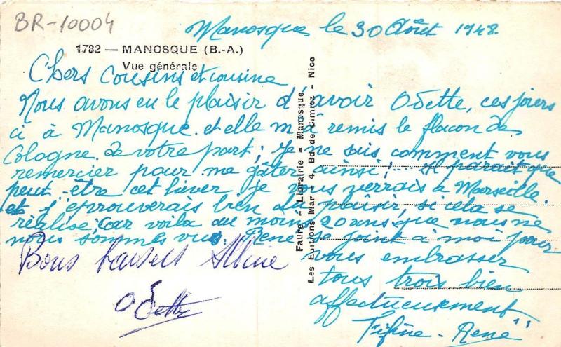 BR10004 Manosque Generale  sheep mouton  france