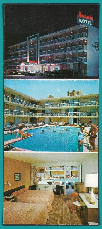 New Jersey, Atlantic City - Burgundy Motel - [NJ-234]