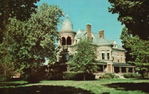 Vintage Postcard View of The Monroe Seiberling Mansion Kokomo Indiana IND