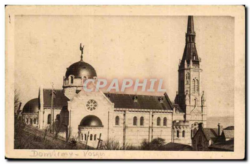 Domremy Old Postcard The National Basilica of St. Jeanne d & # 39arc View d &...