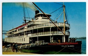 Postcard Delta Queen Mississippi River Stern-Wheel Steamer Standard View Card