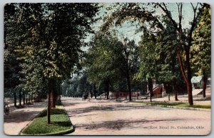 Columbus Ohio 1908 Postcard East Broad Street