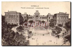 Postcard Old Marseille Palais Longchamp