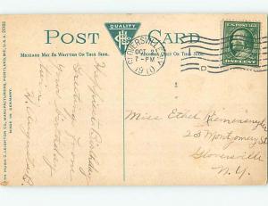 Divided Back POST OFFICE SCENE Gloversville New York NY hs1777