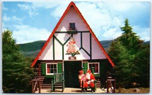 Postcard - Santa's Mountain Home, Santa's Village - Jefferson, New Hampshire