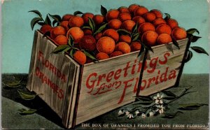 Florida Box Of Oranges I Promised You Curteich