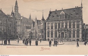 BREMEN, Germany , 1890s ; Baumwollborse und Schutting