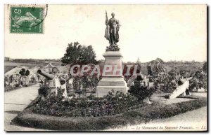 Old Postcard Evreux Monument of Remembrance French