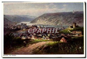 Modern Postcard Bingen Cozy small town or flourishes the true life RHENANE Th...