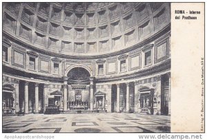 Italy Roma Rome Interno del Pantheon