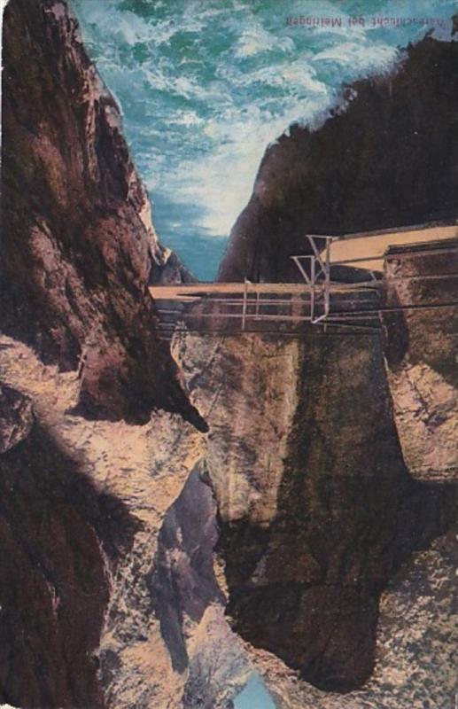 Switzerland Aareschlucht bei Meiringen 1921