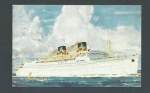 Post Card Matson Line Ocean Liner