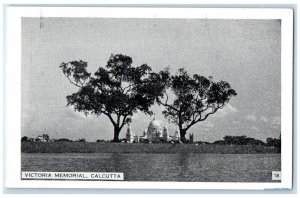 c1940's Victoria Memorial Calcutta West Bengal India Unposted Vintage Postcard