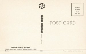 Postcard Waikiki Beach Hawaii