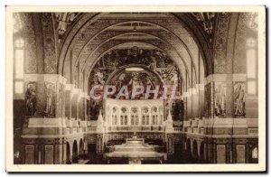 Old Postcard Basilica of Lisieux Church View of upper & # 39ensemble