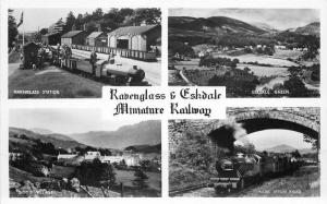 Abraham 1950s Miniature Railway UK RPPC Photo Postcard Multi View 233