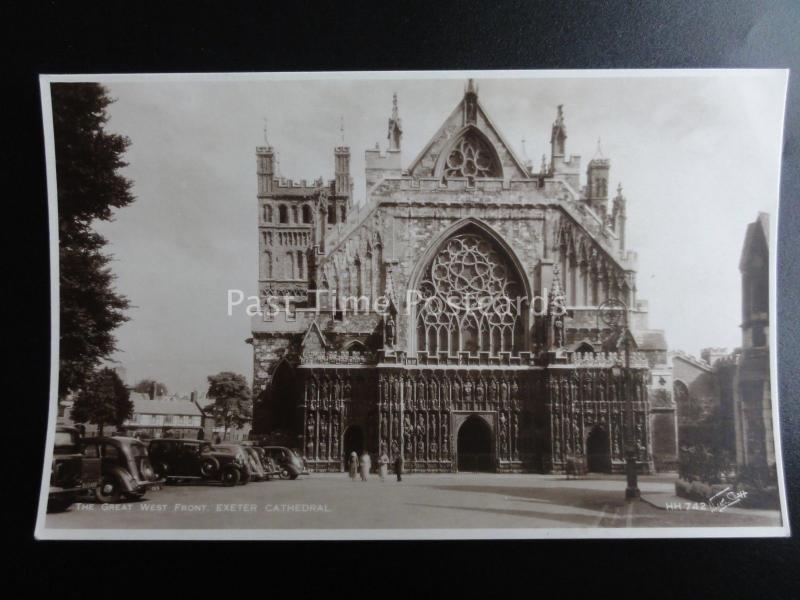 EXETER CATHEDRAL - Collection of 5 Old RP Postcard by Walter Scott