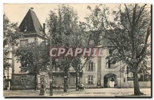 Old postcard Munster Place du Marche