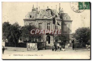 Old Postcard Trouville L & # City 39Hotel