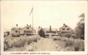 Shorey F13 Flower Garden Peckett's on Sugar Hill Real Photo Postcard