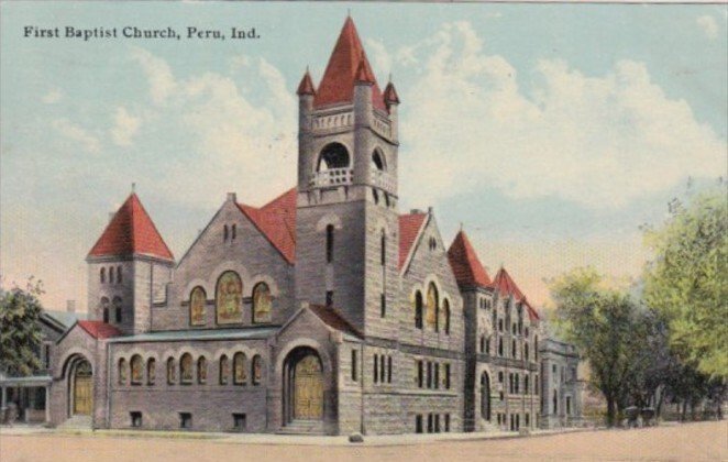 Indiana Peru First Baptist Church 1912